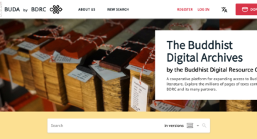 BUDA, BDRC's new website